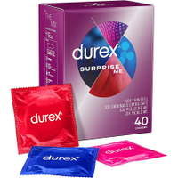 Durex Surprise Me variety pack:  was £26.99, now £12.19 at Amazon (save £14)