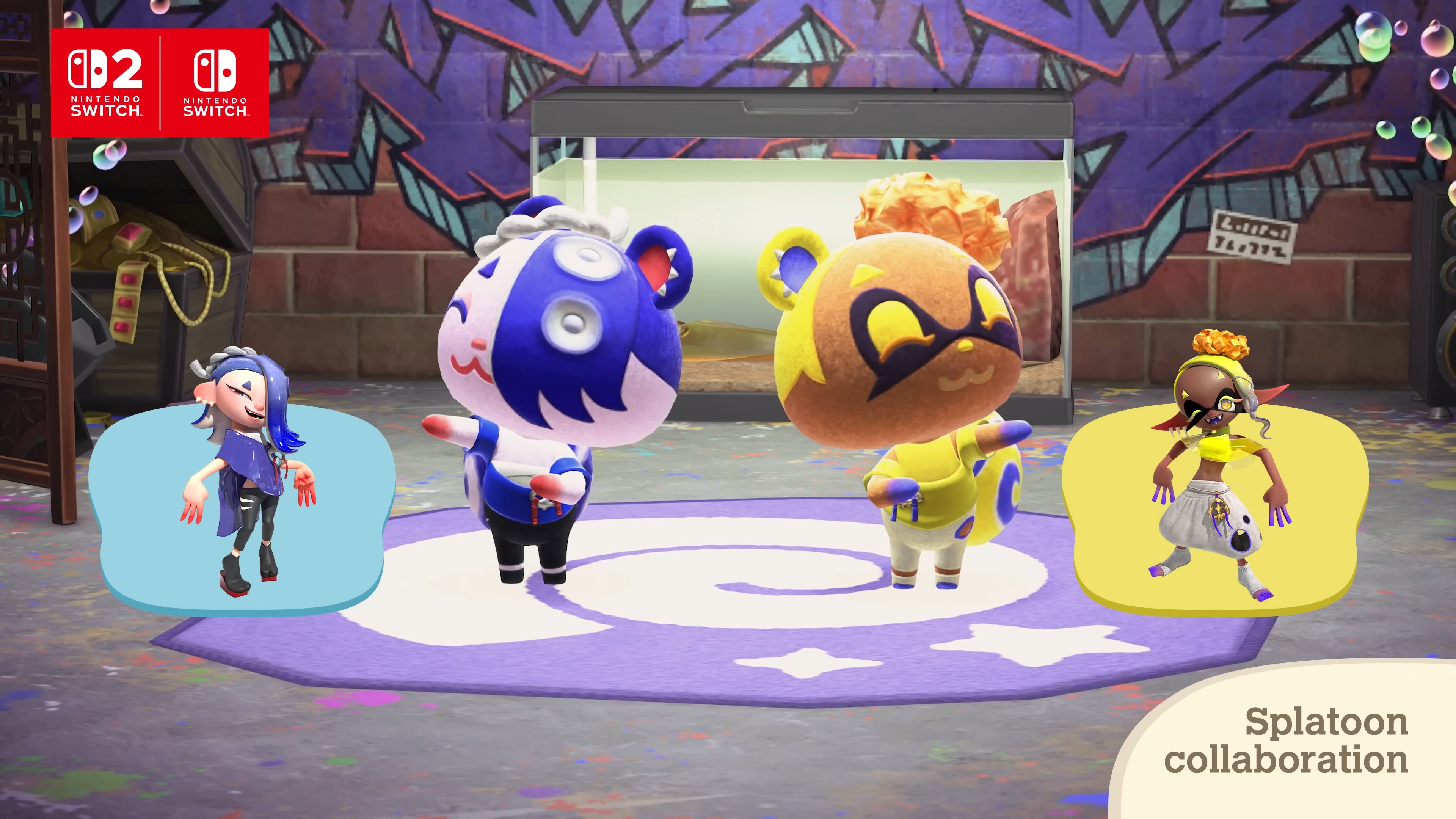 The Splatoon-inspired new villagers for Animal Crossing: New Horizons