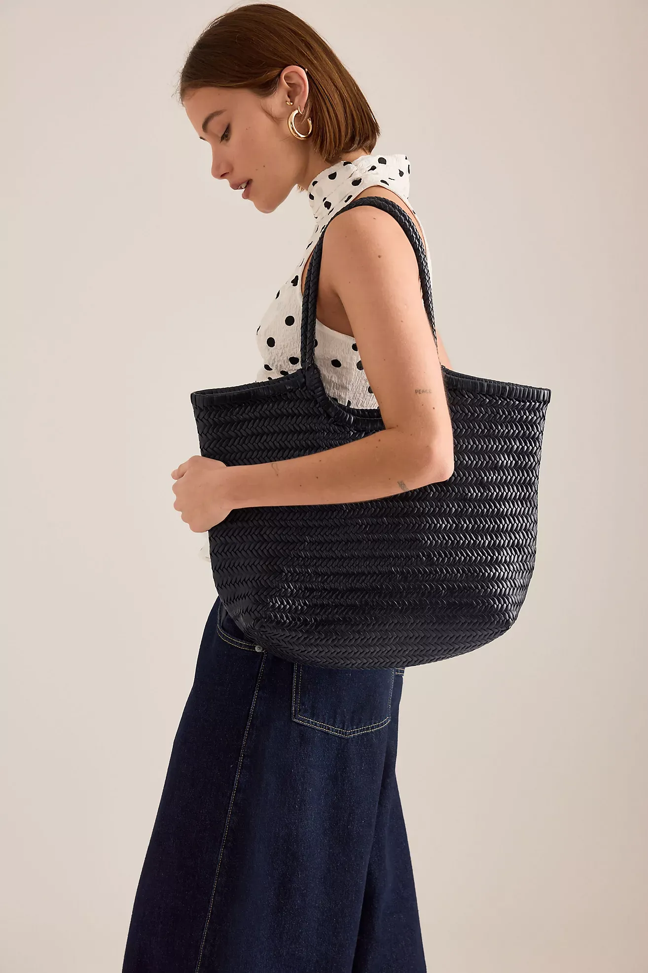 Nola Woven Leather Bag