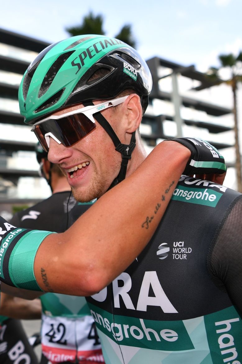 Sam Bennett (Bora-Hansgrohe) won the final stage of the UAE Tour.