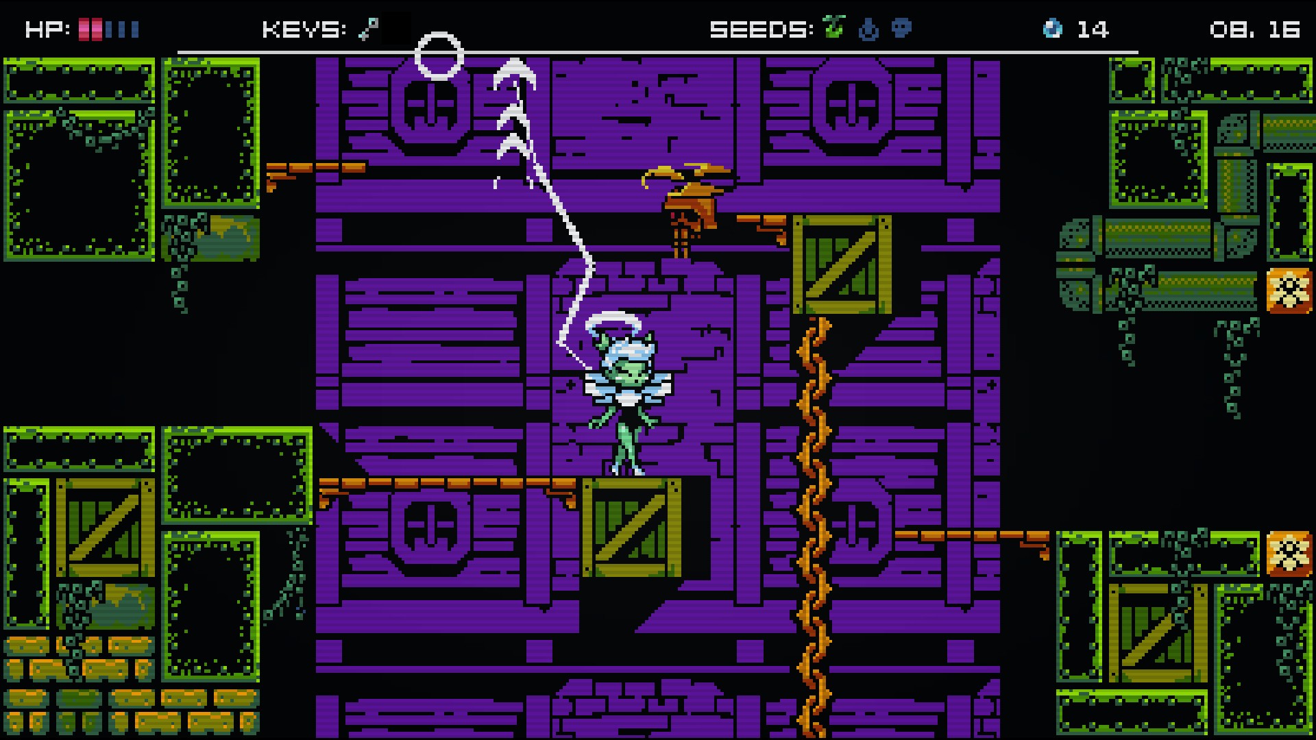 Using a powerup in Alruna: End of History