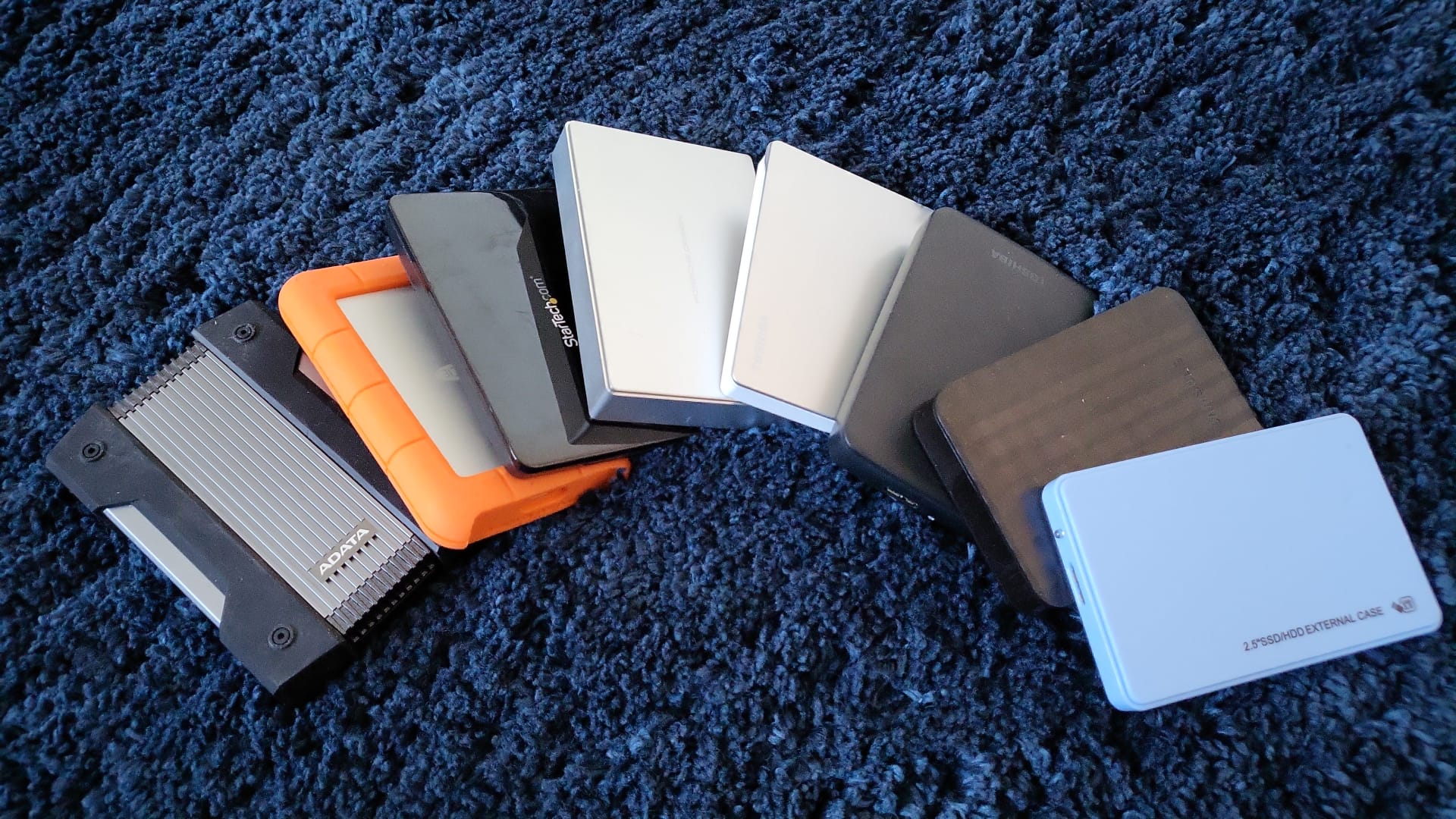 A plethora of hard disk drives