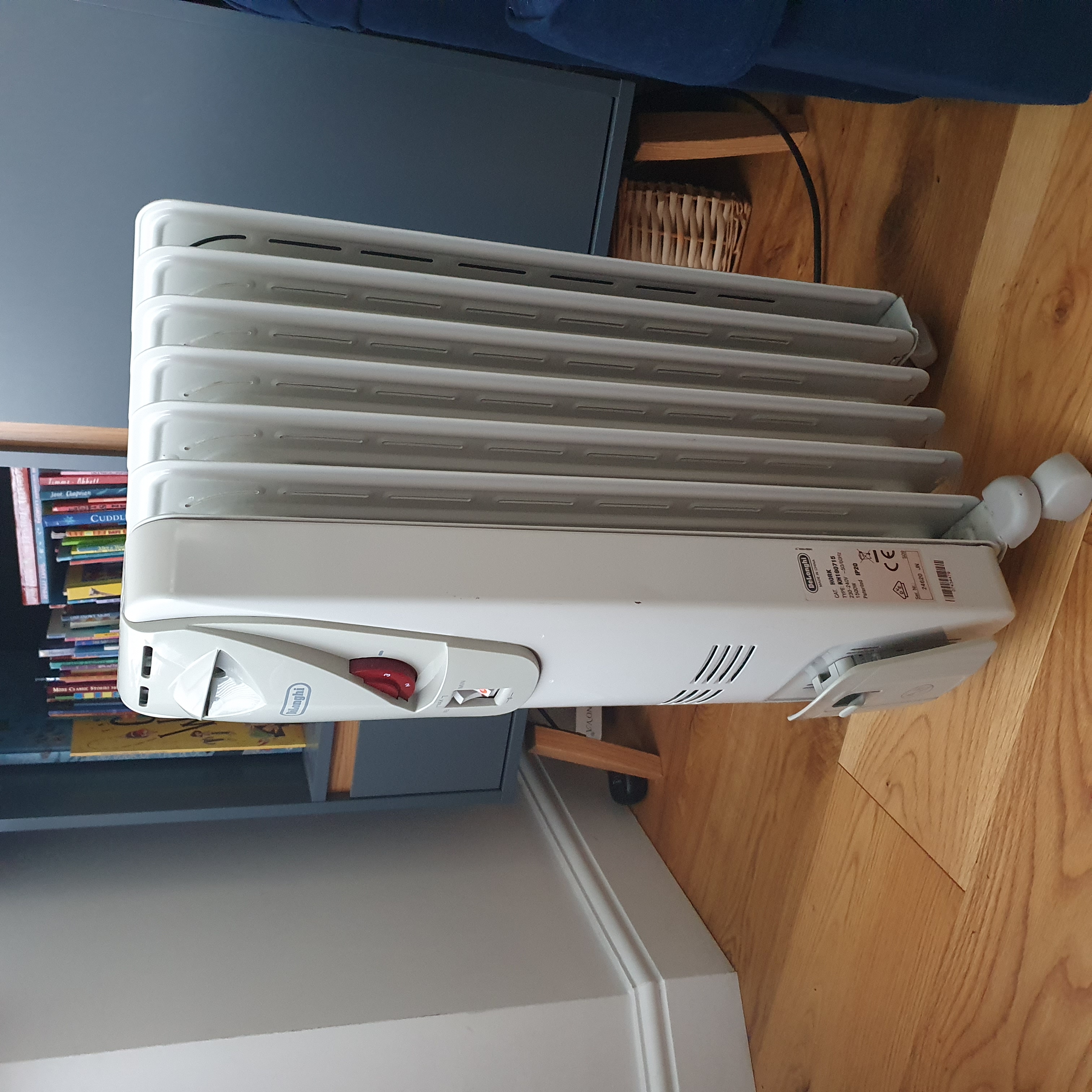 Michelle Guy's oil-filled radiator in her home