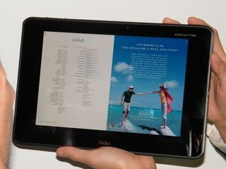 The acer iconia tab a700 sets the bar for tablets to come in 2012.