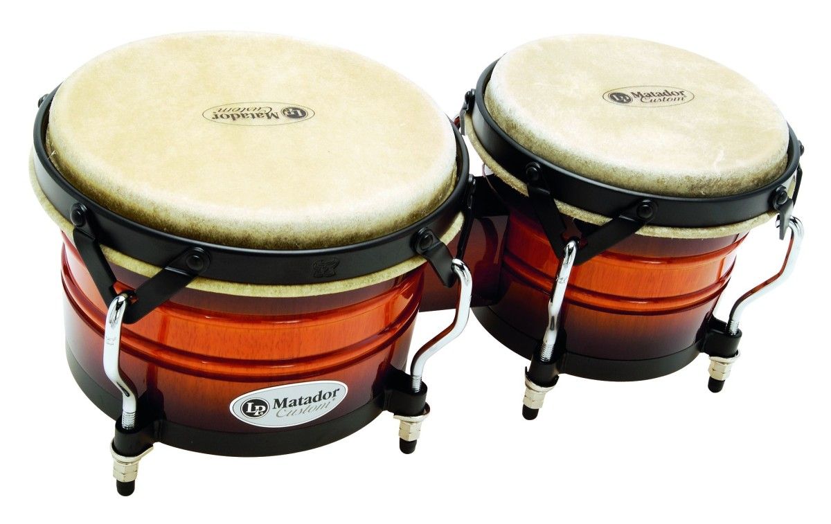 A set of 7&frac14;" and 85/8" bongos.