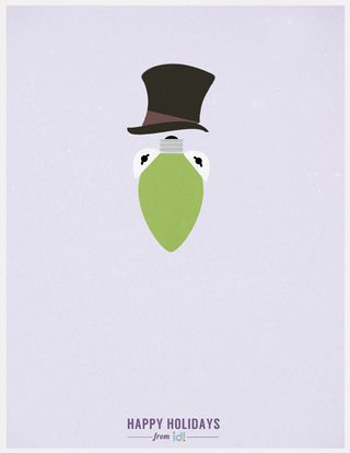 Minimalist Christmas posters: Muppets