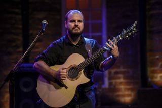 Andy McKee plays a concert at Bourbon Street Music Hall in Sao Paulo, Brazil