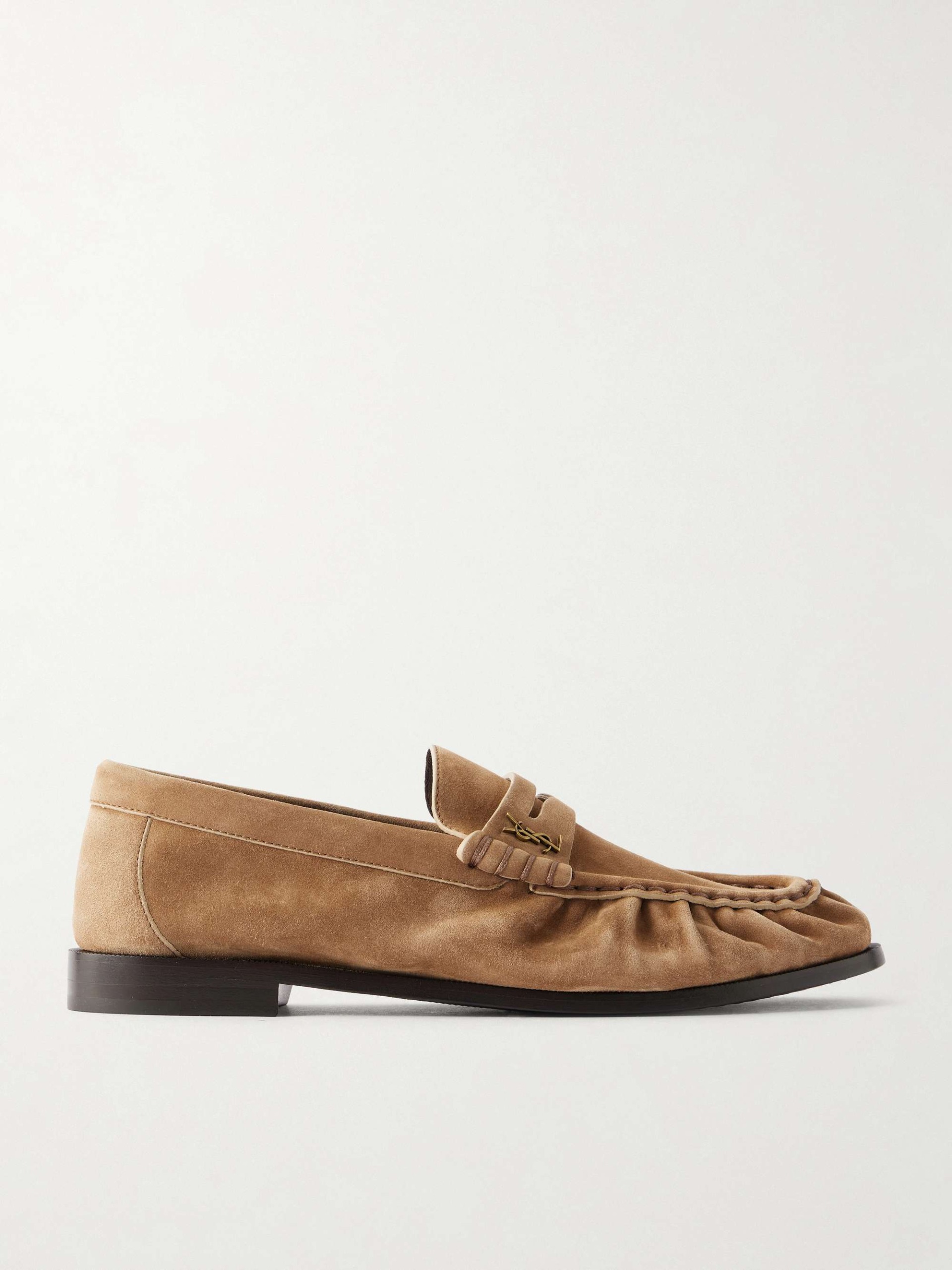 Le Loafer Cassandre-Embellished Suede Loafers