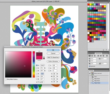 colour picker shade
