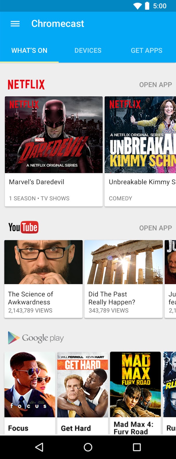 Chromecast app