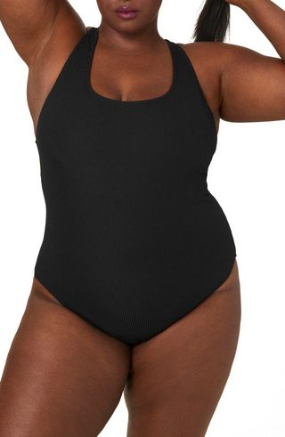 Tulum Ribbed One-Piece Long Torso Swimsuit