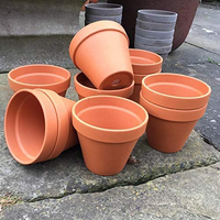 Weston Mill Pottery Small terracotta plant pots (pack of 10), £14.95