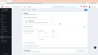 Configure shipping and taxes on Wix