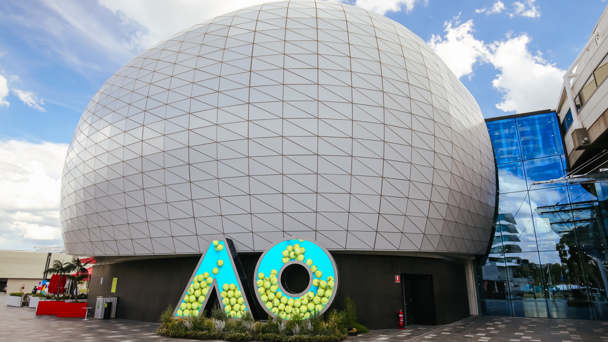 Atmosphere ahead of the 2022 Australian Open at Melbourne Park