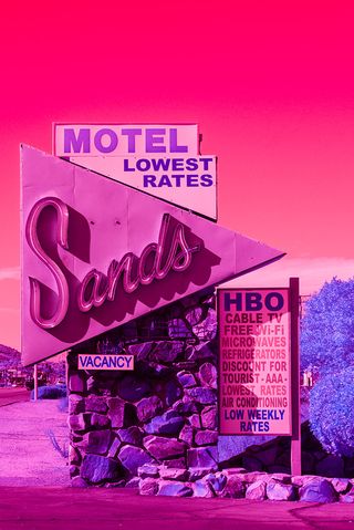 Sands motel in Palm Springs by Kate Ballis