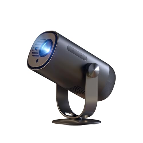 Dangbei Freedo Portable Projector 1080p, Google Tv With Licensed Netflix Mini Projector Support Powerbank for Outdoor Camping With Stand, Travel Box, 450 Iso Lumens, Dolby Audio, Wifi, Bluetooth