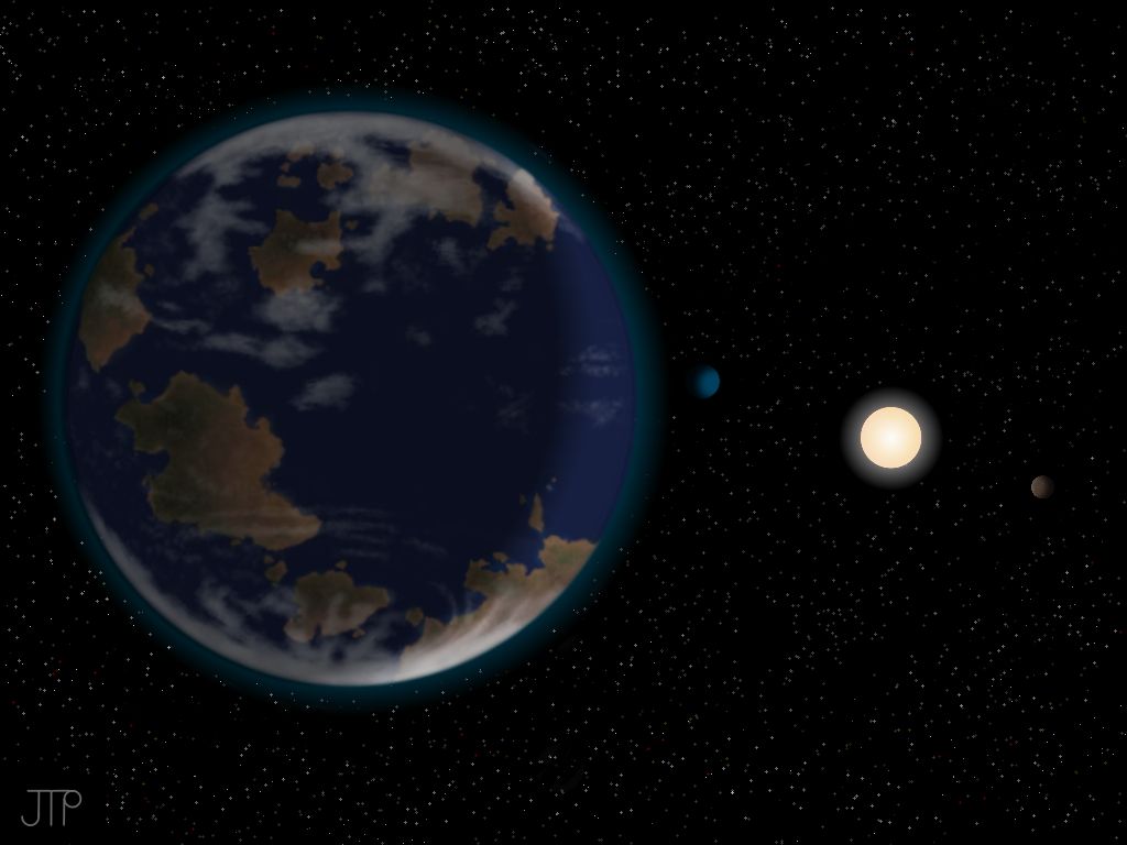 Potentially Habitable Alien Planet HD40307g 