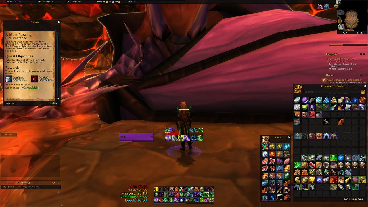 WoW Blazing Shadowflame chest