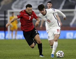 Mason Mount is a doubt for England’s World Cup qualifier against Poland