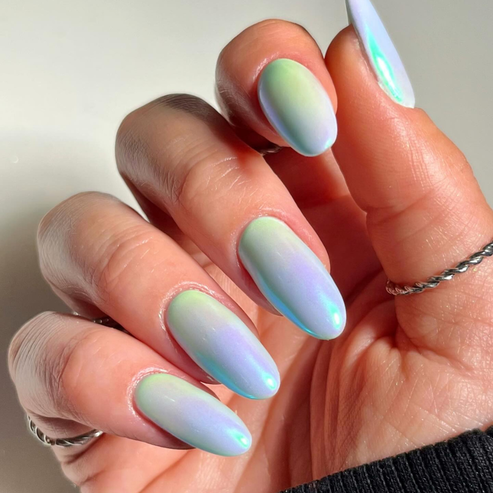 summer ombre nails 
