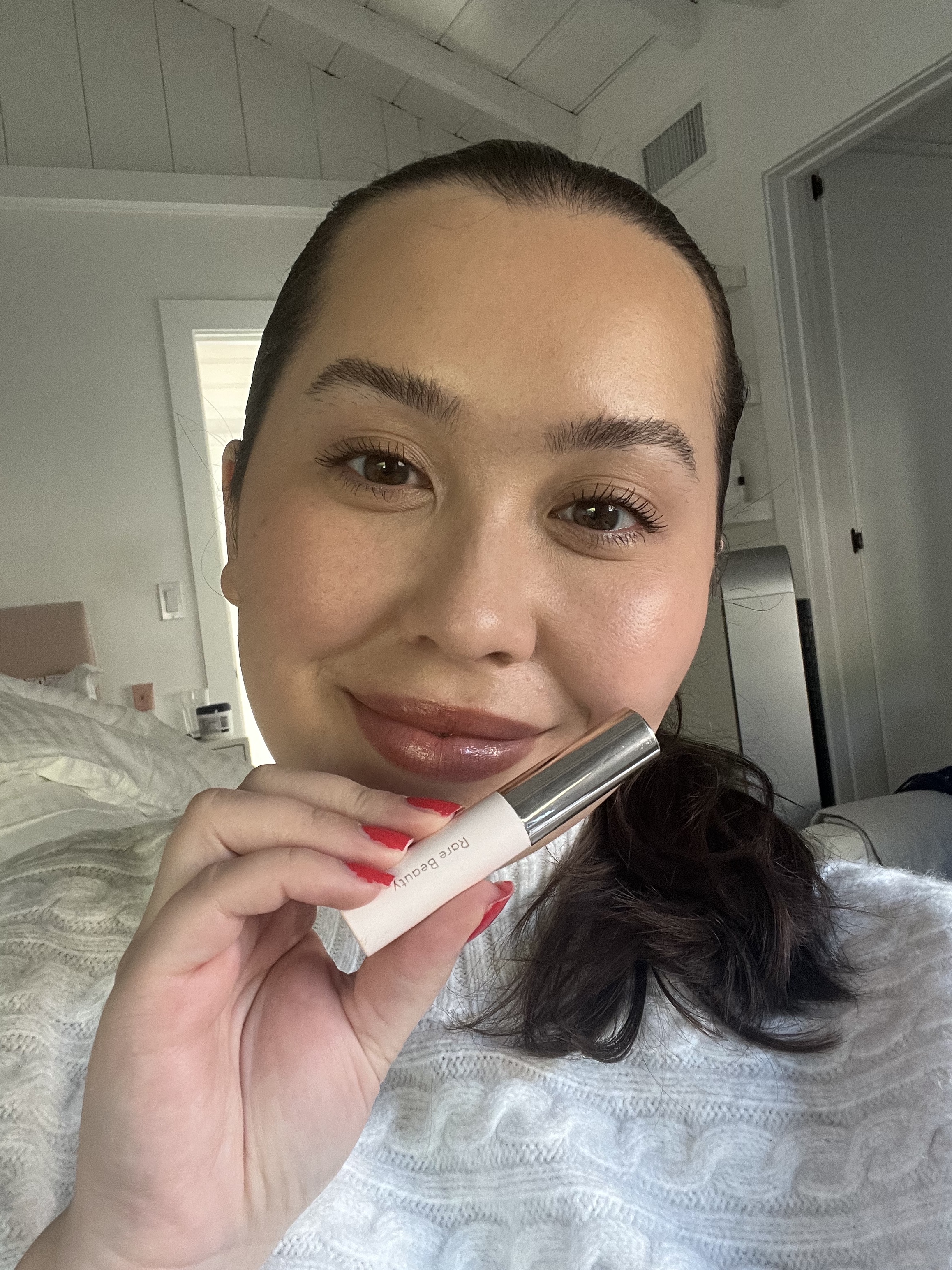 catharine malzahn testing rare beauty clear brow gel