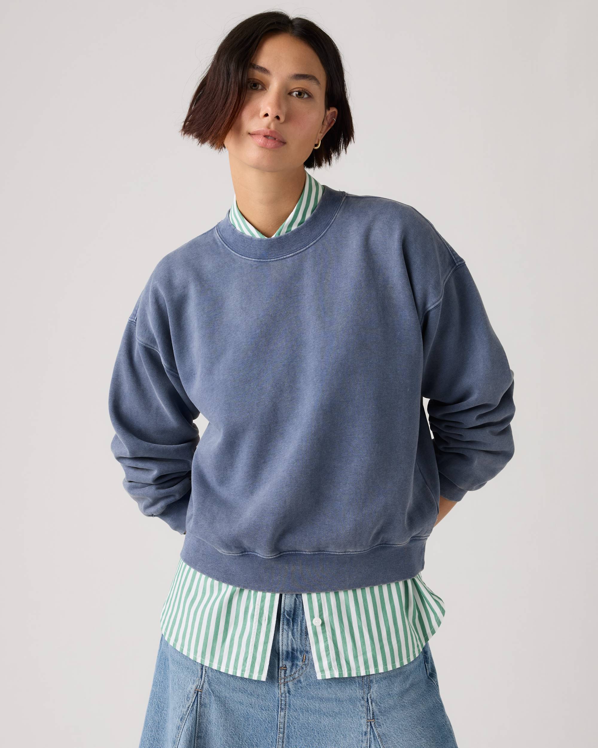 Levi's , Vintage Garment Dye Boxy Sweatshirt