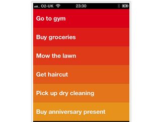 iPhone app designs: Clear