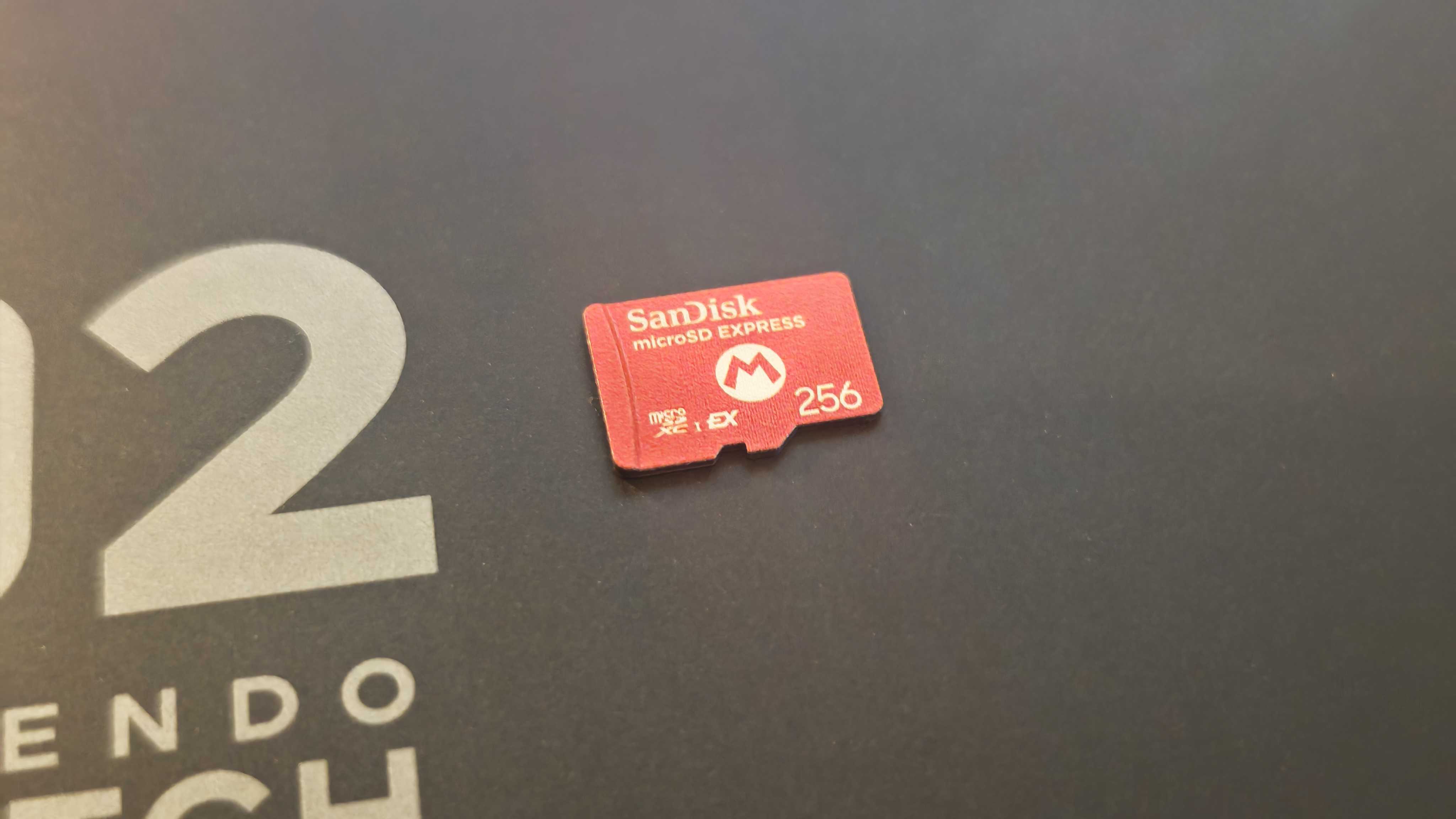 The SanDisk microSD Express Card for Nintendo Switch 2.
