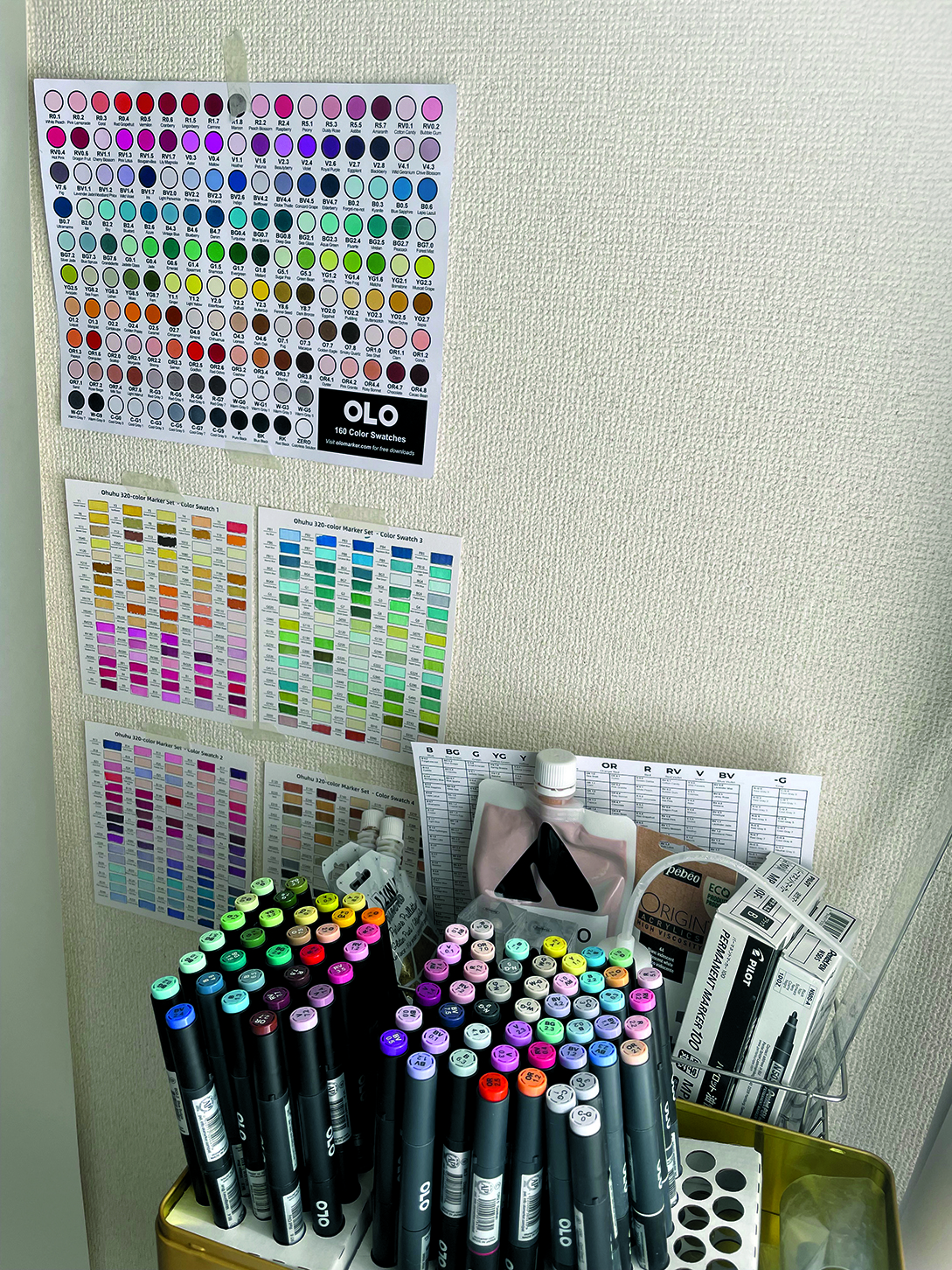 Shinn Uchida's art studio