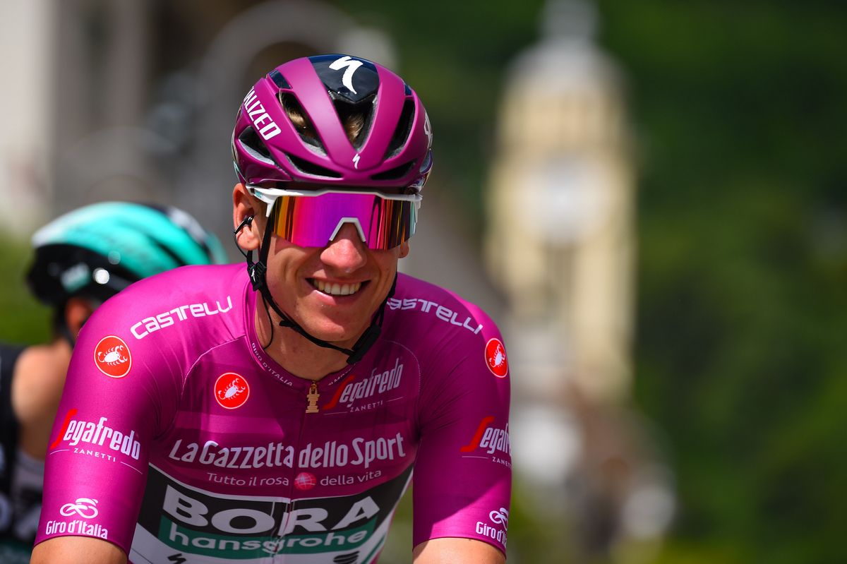 Pascal Ackermann in the sprinter's jersey