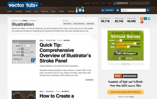 Get to grips with Illustrator with Vectortuts+ extensive training library