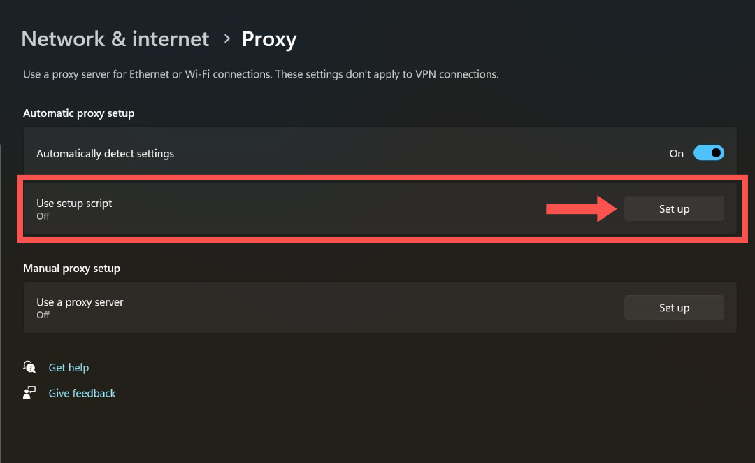 How to set up a proxy server