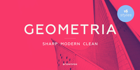 Geometria font