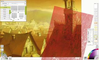 How to paint atmospheric rooftops in ArtRage