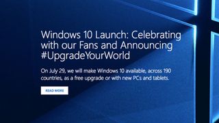 Windows 10 Launch Site