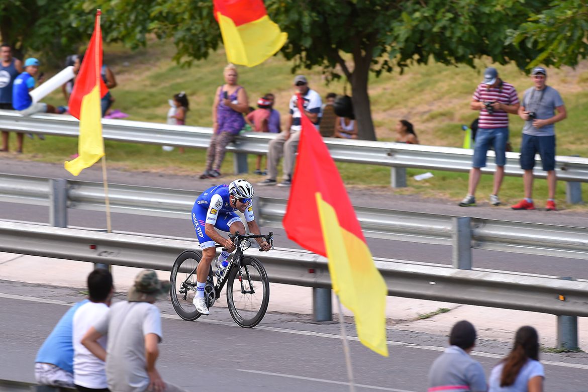 The 12km time trial took place on a dual carriageway