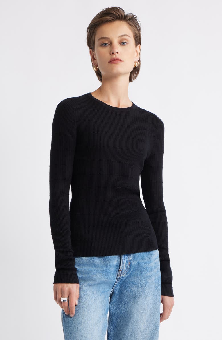 Wool Blend Skinny Sweater