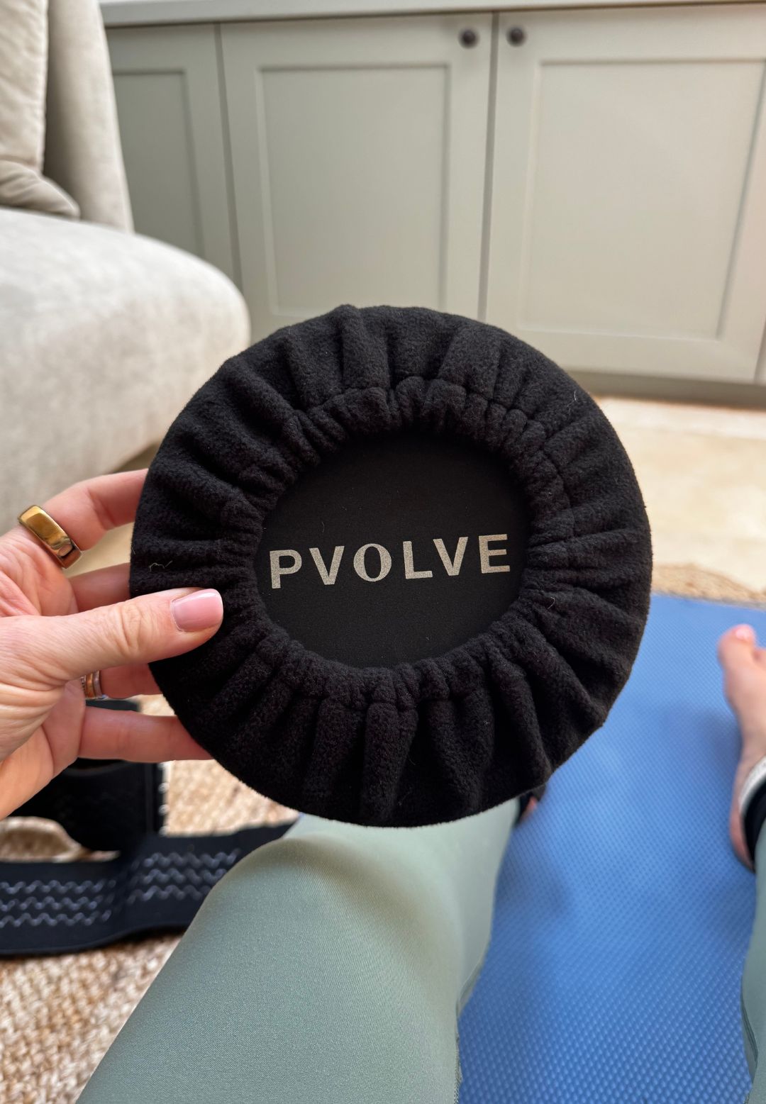 Some of the workout equipment included in the new Pvolve Sculpt Anywhere Bundle