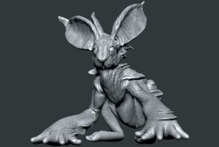 Speed sculpt a creature in ZBrush: Rough concept