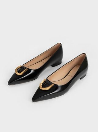 Gabine Patent Leather Ballerinas