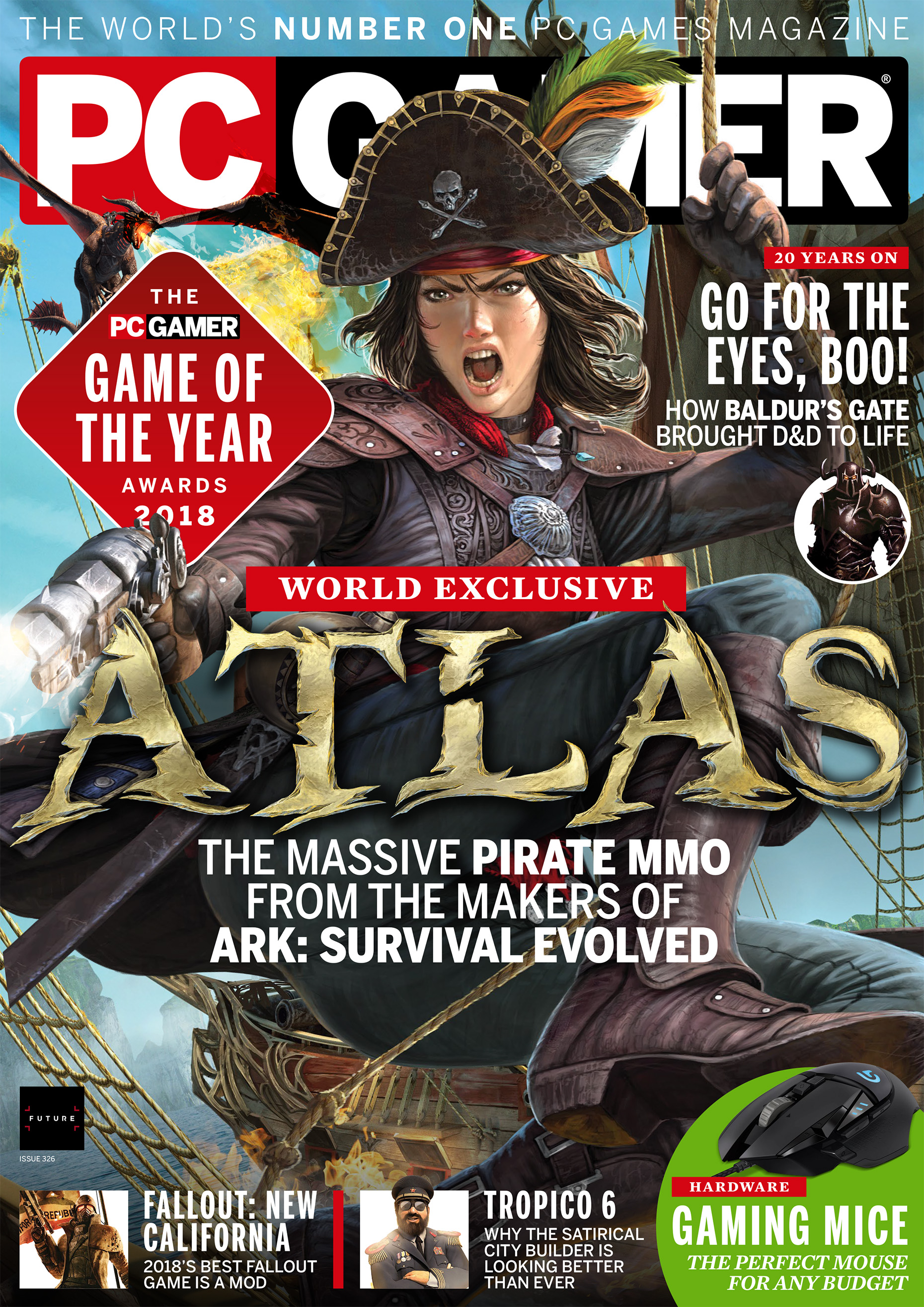 PC Gamer magazine issue 326