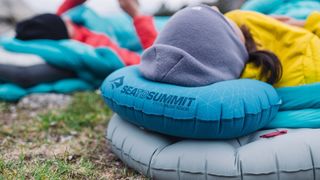 Sea to Summit sleep system in use