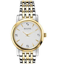 Bulova Ladies Designer Diamond Watch Bracelet | £119.99