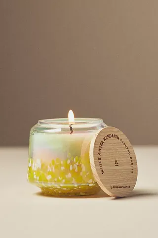 The Gather Candle by Anthropologie: White Amber Mandarin Mini Edition