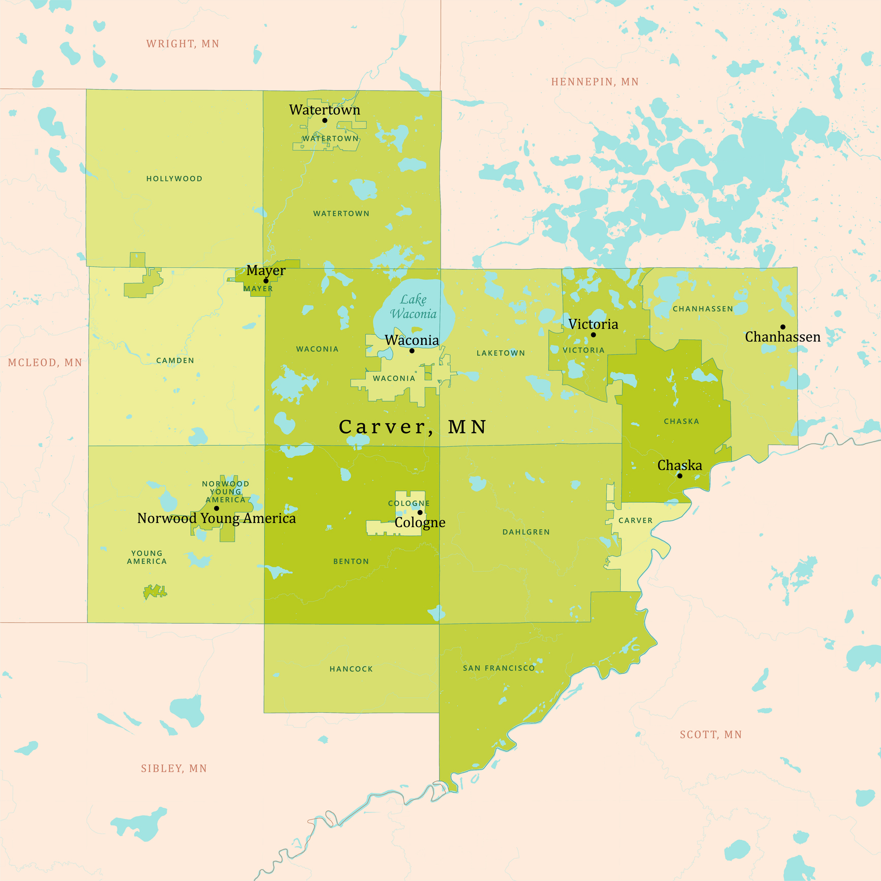 10. Carver County, Minnesota