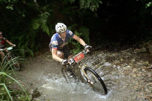 Tim Wilding won the men's race at the 25th Karapoti Classic.