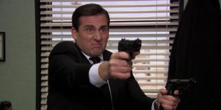 Steve Carell as Michael Scott as Michael Scarn in Threat Level Midnight on The Office