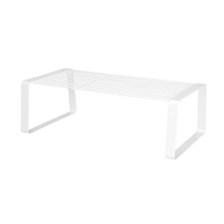 Metaltex USA Inc. Under Shelf Basket, White, 16-inch