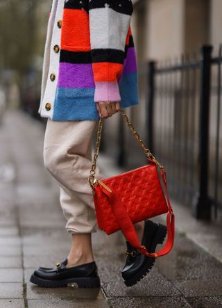 Lady with handbag