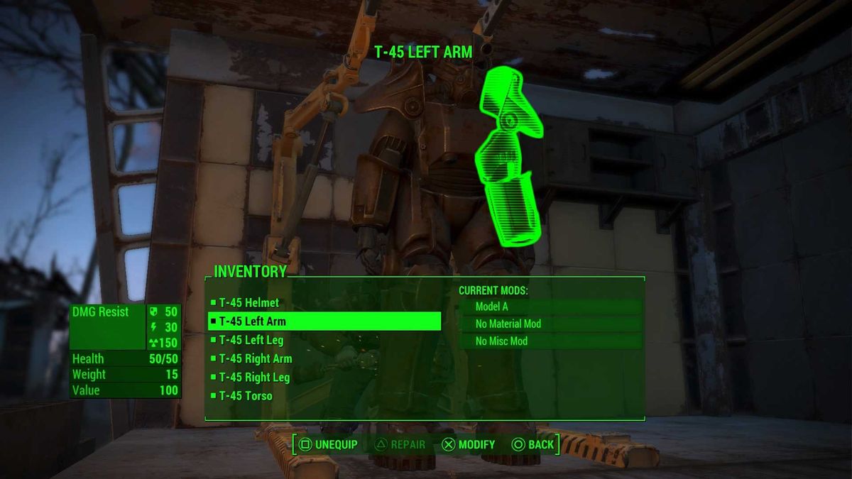 Fallout 4 Power Armor Repair, Modding, and Location Guide | GamesRadar+